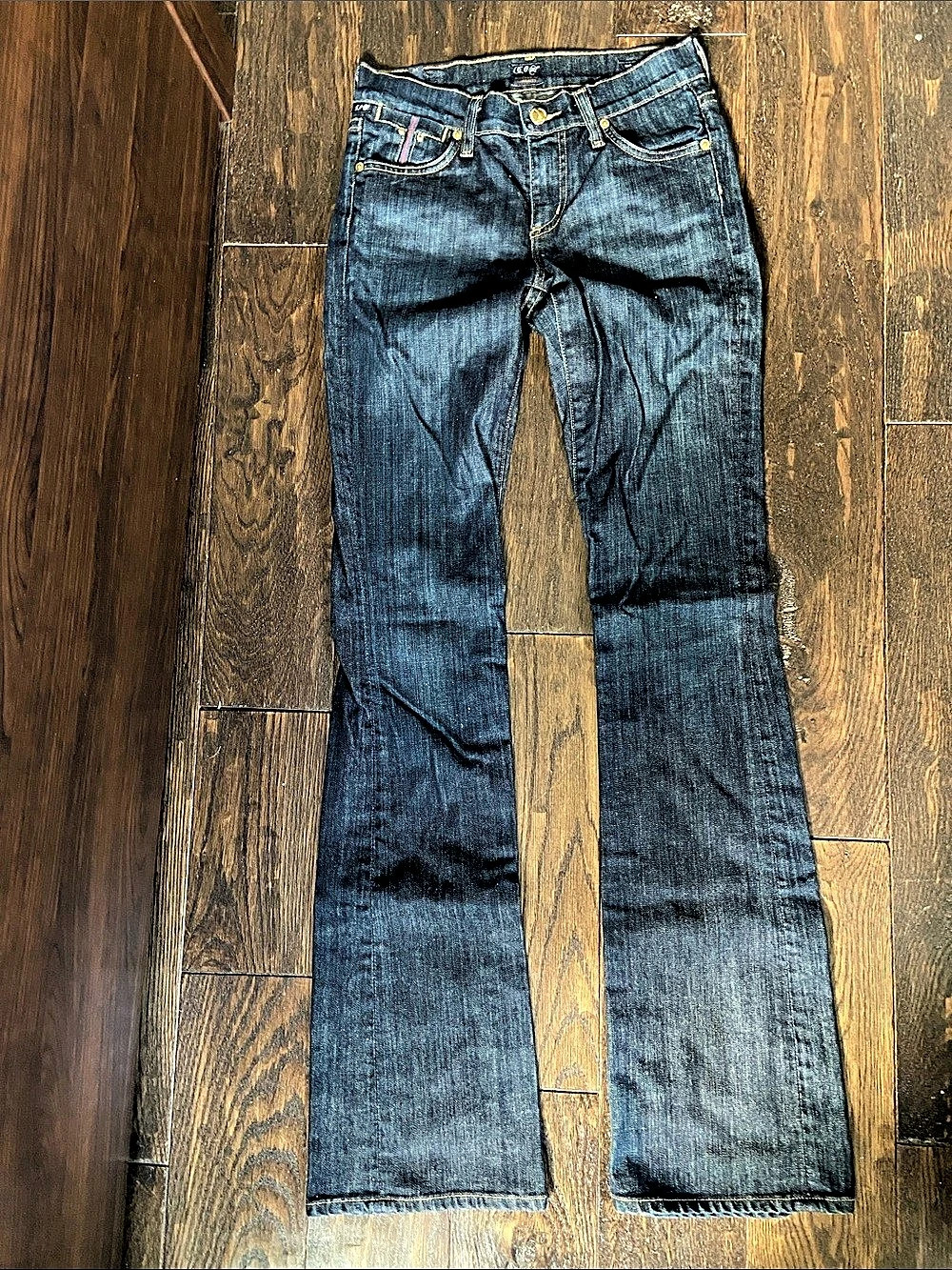 Citizens of Humanity Kelly Low Rise Bootcut Jeans Straight Leg Blue Waist 24